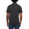 Lucky Brand Men’s Linen Short Sleeve Button Up Shirt(Black)