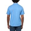 Lucky Brand Men’s Linen Short Sleeve Button Up Shirt(Blue Jasper)