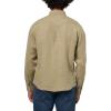 Lucky Brand Men’s Linen Western Long Sleeve Shirt(Deep Lichen Green)