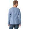 Lucky Brand Men’s Long Sleeve Crew Neck One Pocket French Rib Thermal Shirt(Navy Heather)