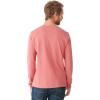Lucky Brand Men’s Long Sleeve Crew Neck One Pocket French Rib Thermal Shirt(Red Heather)