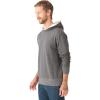 Lucky Brand Men’s Long Sleeve Double Knit Hoodie Sweatshirt(Charcoal)