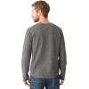 Lucky Brand Men’s Long Sleeve Duofold Henley Shirt(Charcoal)