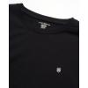 Lucky Brand Mens Long Sleeve Tee Shirts – 2 Pack Soft Crewneck Cotton Tees for Men – Lightweight Mens Shirts for Layering(Charcoal/Jet Black)