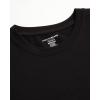 Lucky Brand Mens Long Sleeve Tee Shirts -Soft Crewneck Cotton Tees for Men – Lightweight Mens Shirts for Layering (S-XL)(Jet Black)