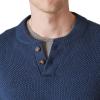 Lucky Brand Mens Men’s Cloud Soft Henley Sweater(Dark Denim)