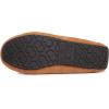Lucky Brand Mens Micro-Suede Moccasin Slippers with Faux Sherpa Lining(Tan)