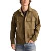 Lucky Brand Men’s Military Shirt Jacket(Deep Lichen Green)