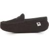 Lucky Brand Men’s Moccasin Loafer Slippers(Black)