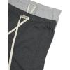 Lucky Brand Mens Pajama Pants – 2 Pack Micro Suede Knit Bottom Joggers for Men with Side Pocket – Mens Lounge Pants (S-XL)(Charcoal Heather/Grey Heather)