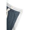 Lucky Brand Mens Pajama Pants – 2 Pack Micro Suede Knit Bottom Joggers for Men with Side Pocket – Mens Lounge Pants (S-XL)(Indigo/Heather Grey)