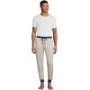 Lucky Brand Men’s Pajama Pants – Breathable Sleep Bottoms and Jogger Pants with Side Pocket – Casual Joggers for Men (S-XL)(Alloy/Slimfit)