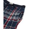 Lucky Brand Men’s Pajama Set – 2 Piece Long Sleeve Crewneck Mens Shirts and Flannel Lounge Pants – Cozy Pajama Pants Set S-XL(Charcoal Heather/Moonlit Ocean Plaid)