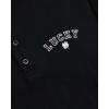 Lucky Brand Men’s Pajama Set – 2 Piece Long Sleeve Crewneck Mens Shirts and Flannel Lounge Pants – Cozy Pajama Pants Set S-XL(Jet Blackfour Leaf Clover Plaid)