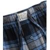 Lucky Brand Men’s Pajama Set – 2 Piece Long Sleeve Crewneck Mens Shirts and Flannel Lounge Pants – Cozy Pajama Pants Set S-XL(Total Eclipsemood Indigo Plaid)