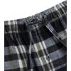 Lucky Brand Men’s Pajama Set – 2 Piece Long Sleeve Waffle Knit Top and Flannel Fleece Thermal Pants – Cozy Men’s Base Layers(Grey Heather/Plaid)