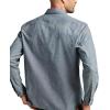 Lucky Brand Men’s Pop-Over Chambray Shirt(Indigo)
