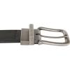 Lucky Brand Men’s Reversible Genuine Leather Belt | Classic | Casual | Dress | Everyday | Western | Metal Buckle(Western Reversible – Brown/Black)