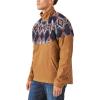 Lucky Brand Men’s Sherpa Mix Anorak Jacket(Khaki)