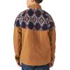 Lucky Brand Men’s Sherpa Mix Anorak Jacket(Khaki)