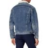 Lucky Brand Men’s Sherpa Trucker Jacket(Cruz Blue)