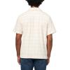 Lucky Brand Men’s Short Sleeve Camp Collar Shirt(Cream Multi)