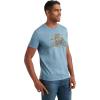 Lucky Brand Men’s Short Sleeve Crew Neck Coyote Rider Tee(Allure)