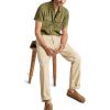 Lucky Brand Men’s Short Sleeve Double Weave Utility Shirt(Deep Lichen Green)