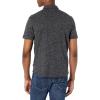 Lucky Brand Men’s Short Sleeve Linen Button Up Shirt(Black)