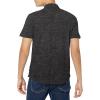 Lucky Brand Men’s Short Sleeve Linen Button Up Shirt(Black/Black)