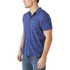 Lucky Brand Men’s Short Sleeve Linen Button Up Shirt(Blue Depths)