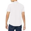 Lucky Brand Men’s Short Sleeve Linen Button Up Shirt(Bright White1)