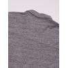 Lucky Brand Men’s Short Sleeve Linen Button Up Shirt(Heather Grey1)
