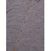 Lucky Brand Men’s Short Sleeve Linen Button Up Shirt(Heather Grey1)