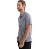 Lucky Brand Men’s Short Sleeve Linen Button Up Shirt(Insignia Blue)