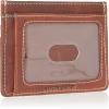 Lucky Brand Men’s Slim Wallet Case | Id Window | Card Slot | Minimalist Design | Lightweight | Leather(Leather Western – Brown)