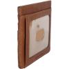 Lucky Brand Men’s Slim Wallet Case | Id Window | Card Slot | Minimalist Design | Lightweight | Leather(Plaid Embossed Leather – Brown)