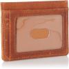 Lucky Brand Men’s Slim Wallet Case | Id Window | Card Slot | Minimalist Design | Lightweight | Leather(Plaid Embossed Leather – Brown)