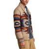 Lucky Brand Mens Southwest Shawl Cardigan(Natural Multi Print)