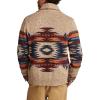 Lucky Brand Mens Southwest Shawl Cardigan(Natural Multi Print)