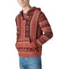 Lucky Brand Men’s Southwestern Print Baja Sweater(Apple Butter Combo)