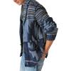 Lucky Brand Men’s Southwestern Print Shawl Cardigan(Dark Denim Combo)
