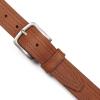 Lucky Brand Men’s Stitched Leather Belt | Classic | Casual | Dress | Everyday | Western | Genuine Leather | Metal Buckle(Antiqued Leather – Tan)