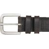 Lucky Brand Men’s Stitched Leather Belt | Classic | Casual | Dress | Everyday | Western | Genuine Leather | Metal Buckle(Triple Needle Stitch – Black)
