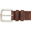 Lucky Brand Men’s Stitched Leather Belt | Classic | Casual | Dress | Everyday | Western | Genuine Leather | Metal Buckle(Triple Needle Stitch – Brown)