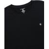 Lucky Brand Men’s T-Shirts – Classic Fit Short Sleeve Crewneck Mens Shirts – Soft Stretch Casual Undershirts for Men (S-XL)(Black/Grey)