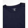 Lucky Brand Men’s T-Shirts – Classic Fit Short Sleeve Crewneck Mens Shirts – Soft Stretch Casual Undershirts for Men (S-XL)(Heather Grey/Mood Indigo)