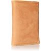 Lucky Brand Men’s Trifold Wallet | Id Window | Card Slots | Leather | Organization | Durable | Stylish(Flag Embossed Leather – Tan)