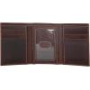 Lucky Brand Men’s Trifold Wallet | Id Window | Card Slots | Leather | Organization | Durable | Stylish(Leather Western – Brown)