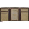 Lucky Brand Men’s Trifold Wallet Id Window Card Slots Leather Organization Durable Stylish(Canvas/Leather – Khaki)
